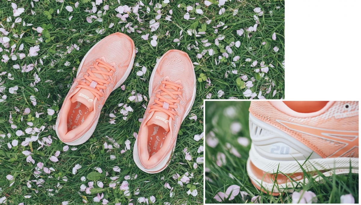 【跑步女生】必搶！夢幻櫻花粉紅少女波鞋心心眼